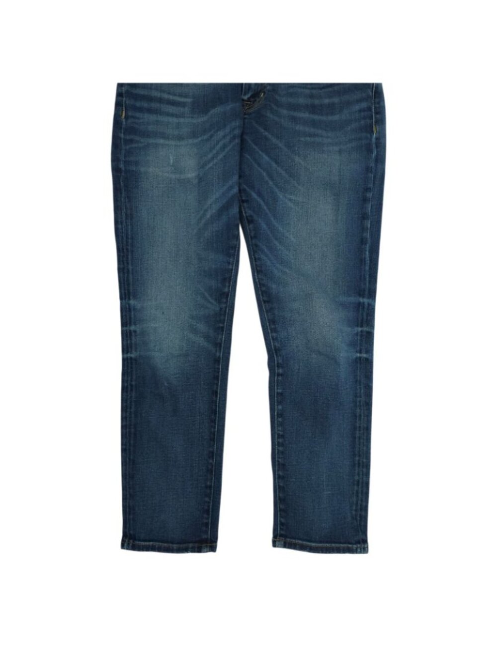 Ralph Lauren Denim & Supply Crop Skinny Jeans 30 Indie Boho Whiskered Blue Denim - Picture 11 of 15